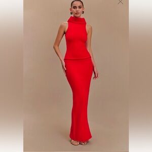 Meshki Elise Knit Maxi Skirt set